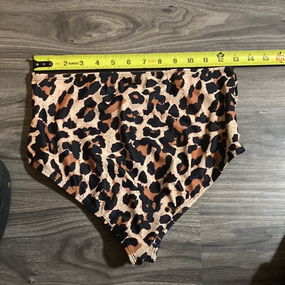 Duostick High Waisted Bikini Swimwear Leopard Size S - Picture 4 of 9